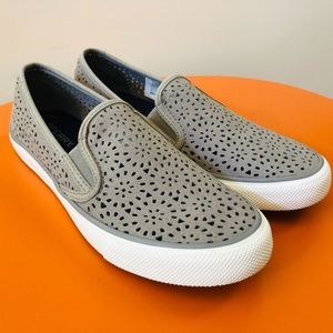 NWT Sperry Seaside Perforated Slip-On Sneaker